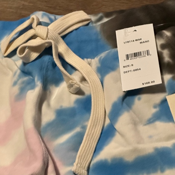 Electric & Rose Tie Dye Jogger Sweatpants Size Small - Picture 3 of 6